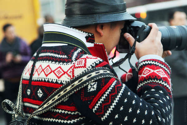 Moda de rua na semana de moda de NY