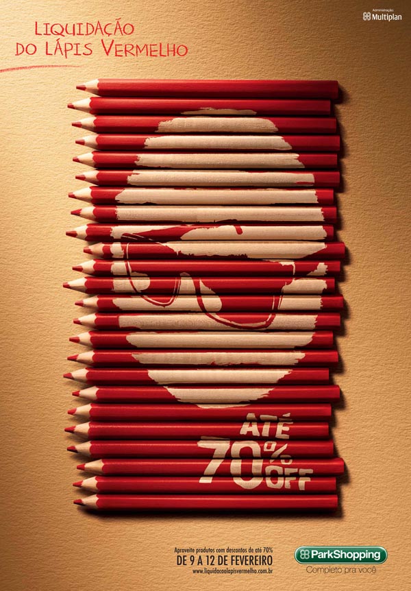 Liquidação do Lápis Vermelho