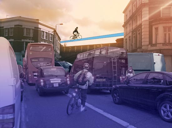 SkyCycle – pedalando nas alturas