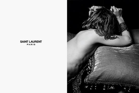 A primeira campanha da Saint Laurent Paris