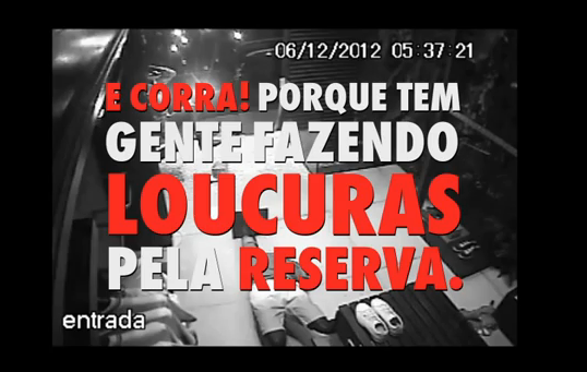 Assalto a Reserva vira propaganda